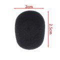 10pcs Practical Small Black Microphone Headset Windscreen Sponge Foam Mic Cover Fullhouse.