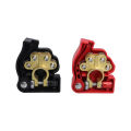 LI 2Pcs Car Battery Terminal Connector Kit 4 Way Positive Negative Pole Quick Release Terminal Clip Replacement Parts. 