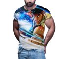 Street Fighter T-shirts Anime Fighting Game 3d Print Streetwear Men Women Fashion Oversized T Shirt Harajuku Kids Tees Tops. 