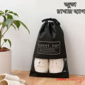 Waterproof Shoes Bag Travel Drawstring Non Woven Travel Bag for Shoes Storage-Shoe bag-Cyclone. 