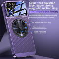 Alien Heat Dissipation Magnetic Case For iPhone 13 11 12 14 15 Pro Max Electroplated Mesh Magsafe Glass Lens Enlarge logo Phone Cover. 