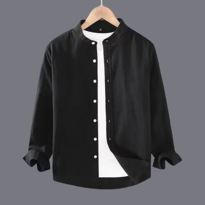 Luxury%20Band%20collar%20long%20-sleeve%20casual%20shirt%20for%20men%20-%20205088472%20-%20Image%202