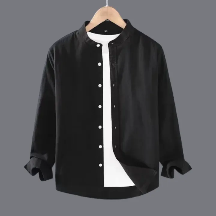Luxury%20Band%20collar%20long%20-sleeve%20casual%20shirt%20for%20men%20-%20205088472%20-%20Image%202