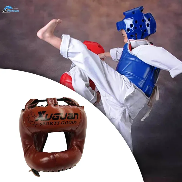 Boxing%20Headgear%20Full%20Coverage%20Kickboxing%20Head%20Gear%20for%20Sparring%20Grappling%20L%20Brown%20-%20Image%208