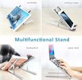 Aluminum Alloy Adjustable Portable Folding Notebook Stand Foldable Laptop Stand.