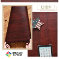 Elegant Wood Grain PVC Wall Sticker for Home Decor and Furniture Covering. 