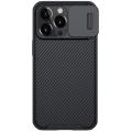 For iPhone 16 Pro Max / 16 Pro NILLKIN Case Camshield Slide Lens Protection Bumper Camera Protection Back Cover.