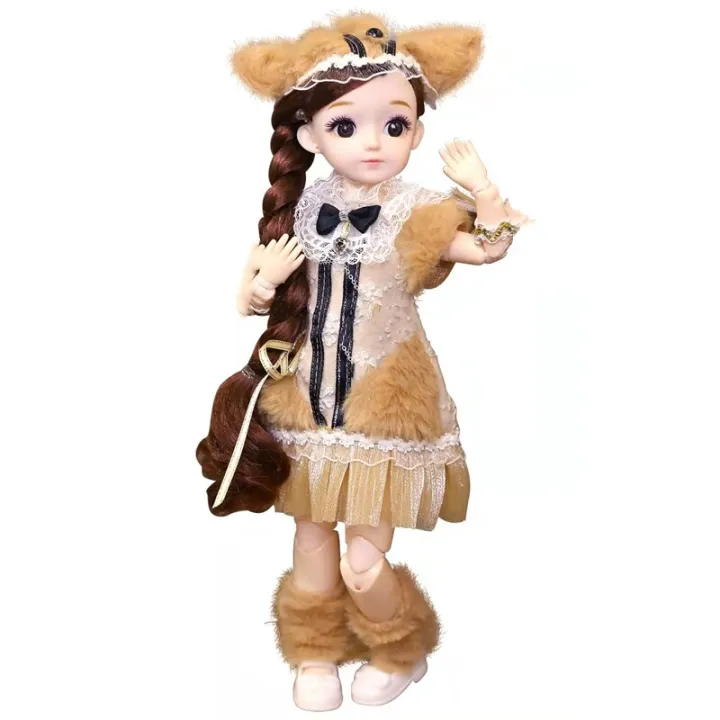 30cm%20Bjd%20Girls%20Toys%2020%20Removable%20Joint%20Dolls%20Fashion%20Dress%20Make%20Up%20Dolls%20Plastic%20Body%20Full%20Set%20Play%20House%20Doll%20-%20Image%205