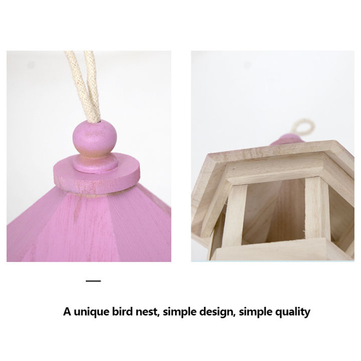 Wooden%20Bird%20Feeder%20Bird%20House%20with%20Roof%20Garden%20Decoration%20of%20Hexagon%20Shape%20Bird%20Nest%20Home%20Decoration,%20Yard%20Decoration,%20Large%20Capacity%20Wild%20Bird%20Feed%20Dispenser%20-%20Image%205