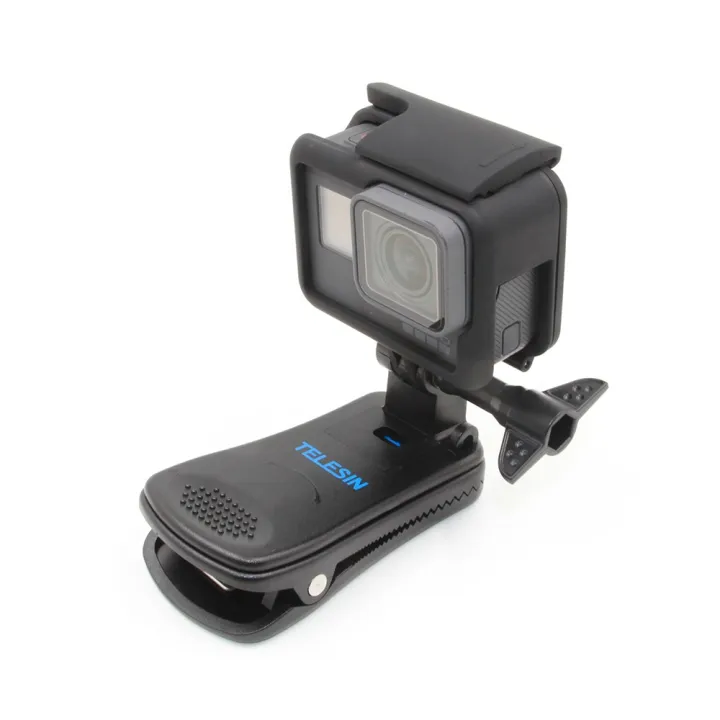 TELESIN%20Rotational%20Backpack%20Clip%20Mount%20Hat%20Mount%20for%20Gopro%20hero8/7/6/5%20cameras,%20action%20camera%20-%20Image%205