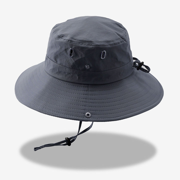 New%20Outdoor%202023%20Hat%20Men's%20Summer%20Bucket%20Hat%20Sun%20Protection%20Outdoor%20Sun%20Hat%20Hiking%20Climbing%20Men's%20Sun%20Hats%20-%20Image%204