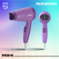 Philips HP8100/46 Compact Hair Dryer – 1000W, ThermoProtect Technology, 2 Heat Settings (Purple). 