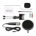 NASUM Condenser Microphone NASUM Portable Mini Recording Microphone 3.5mm Plug & Play Home Studio Microphones for Online Chatting/ Cellphone/ / Laptops/ YouTube -. 