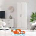 Progressive - Modern 2 Doors Almirah with Inner Storage Shelves by Best Quality Furniture - Furniture & Decor - Modern and Trendy. 