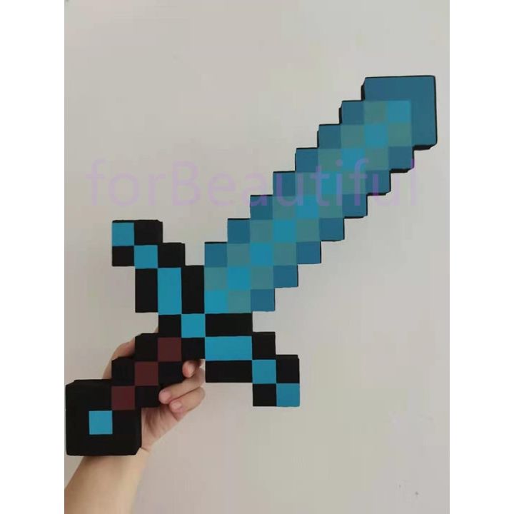 Minecraft%20Blue%20Diamond%20Sword%20EVA%20Weapon%20Game%20Play%20Small%20Size%20-%20Image%207