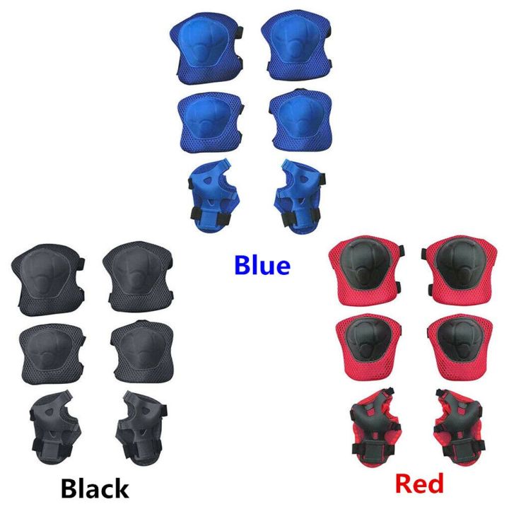 6Pcs/set%20Running%20Comfort%20Biking%20Skating%20Thicken%20Wrist%20Elbow%20Protectors%20Sports%20Protective%20Pads%20Kids%20Knee%20Pads%20-%20Image%203