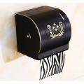 Black Tissue Holder Aluminum. 