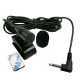 Car Audio Microphone 3.5mm Clip Jack Plug Mic Stereo Mini Wired External Microphone For Auto DVD Radio 3m Long Professionals Black.