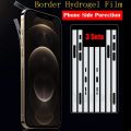 Clear Matte Phone Side Film For iPhone 14 13 12 Pro mini Frame Protective Protector Border Hydrogel Film For iPhone 14 Pro Max. 