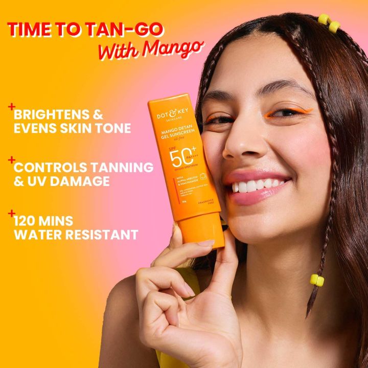 Dot%20&%20Key%20Mango%20Detan%20Gel%20Sunscreen%20SPF%2050+%20PA+++%2080gm%20%7C%20Oil-Free,%20With%20Alpha-Arbutin%20&%20Niacinamide%20%7C%20Controls%20Tanning,%20Brightens%20Skin%20%7C%20Fades%20Dark%20Spots,%20Water%20Resistant%20%7C%20All%20Skin%20Types%20%7C%20Seal%20Open%20Box%20-%20Image%204