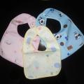 Baby care  Double Layers Loldani Waterproof Saliva Towel Learn to eat multicolor. 