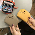 Cartoon Cat Wallet for Women – Cute Faux Leather Coin Purse with Multi-Card Slots, Creative ID Card Holder, Fashionable Small Clutch.