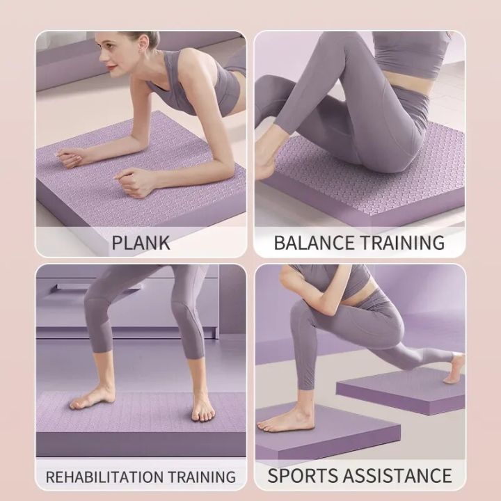 Balance%20Pad,%20Non-Slip%20Foam%20Mat%20Ankles%20Knee%20Pad%20Cushion%20for%20Core%20Balance%20and%20Strength%20Stability%20Training,%20Yoga%20Fitness%20-%20Image%202