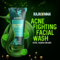 Rajkonna Acne Fighting Facial Wash With Jojoba Beads (100ml). 