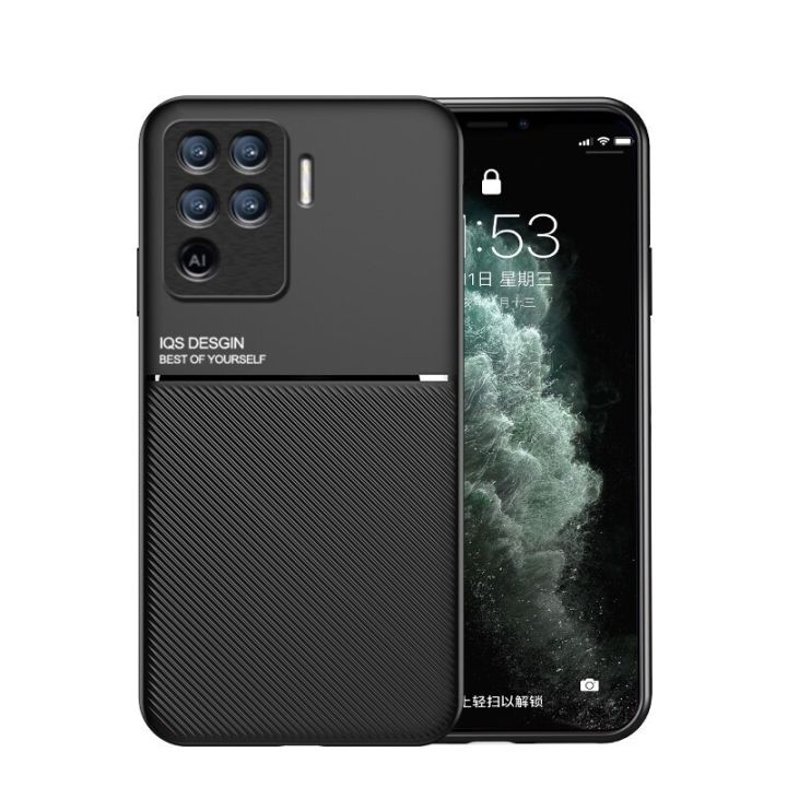 xprmy%20for%20OPPO%20A94%204G%20/%20F19%20Pro%20/%20Reno%205F%20/%20Reno%205%20Lite%20Phone%20Case%20Rubbed%20Pattern%20Shelll%20Support%20Car%20Twill%20Ultra%20Thin%20Shockproof%20Back%20Cover%20-%20Image%206