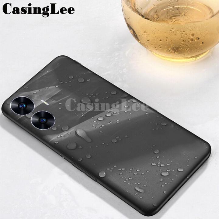 For Realme C55 case Ultra Thin Smooth silicon Matte Back Soft Cover Casing hp Realme C55 Phone case cover
