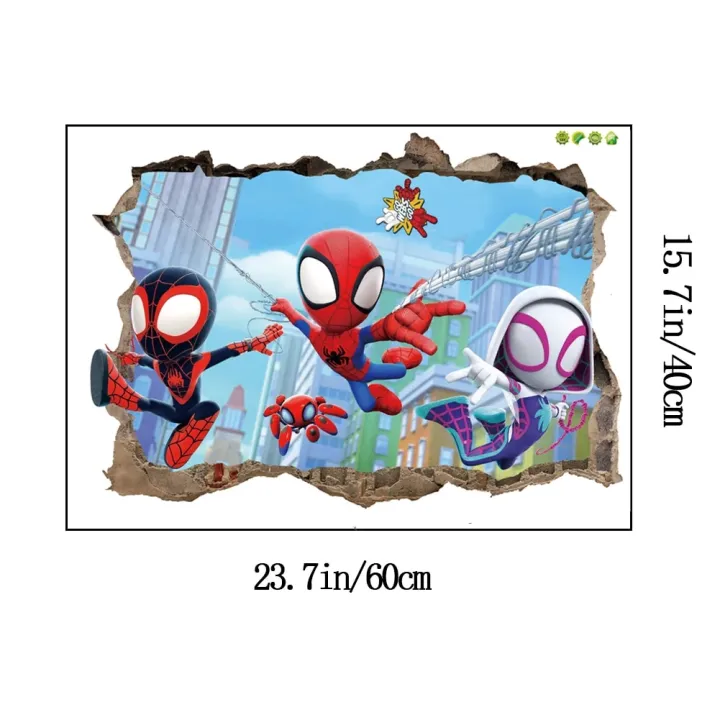 Creative%20Spiderman%20wall%20Sticker%20For%20Kid%20Room%20Baby%20Boy%20Bedroom%20Self-adhesive%20Home%20Murals%20Decoration%20PVC%20Decals%20Avenge%20Poster%20-%20Image%202