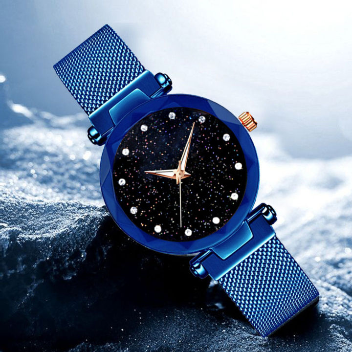 RORIOS%20Women%20Watches%20Analogue%20Quartz%20Watches%20Starry%20Sky%20Dial%20with%20Stainless%20Steel%20Mesh%20Band%20Elegant%20Dress%20Ladies%20Girls%20Wrist%20Watch%20-%20Image%202