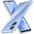 OPPO A17 Shockproof Bumper Case with Clear Soft TPU Protective Phone Cover for OPPO A17 Anti-Scratch.