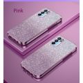 For OPPO Reno 6 4G Gradient Glitter Plating phone case Soft Silicone Flash Powder Protect Back Cover.