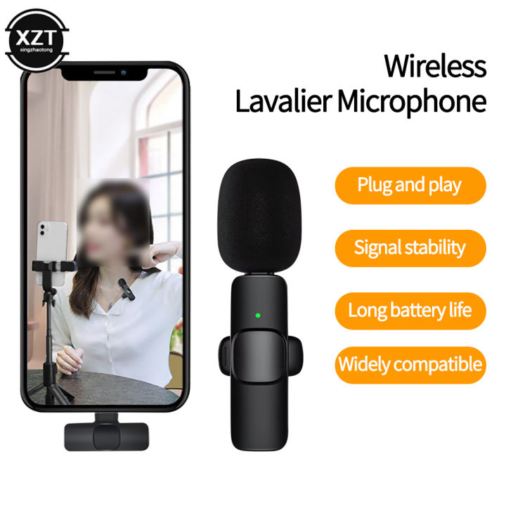 Bluetooth-Compatible%20Wireless%20Lavalier%20Microphone%20Portable%20Audio%20Video%20Recording%20Mic%20For%20IPhone%20Android%20Live%20Game%20Mobile%20Phone%20-%20Image%202