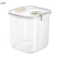 Rice Storage Containers Transparent Locking Lid for Flour Pet. 
