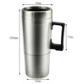 【Thriving】 12V 300ML Coffee Bottle Boiling Heater Electric Heating Cup.