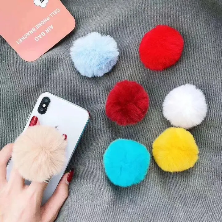 3D%20Fuzzy%20Foldable%20Phone%20Grip%20Kichstand%20Mobile%20Phone%20Accessories%20Accessory%20Usage%20For%20iPhone%208%20X%20Samsung%20XiaoMi%20-%20Image%202