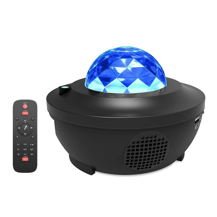 Galaxy Projector Star Starry Sky LED Night Light Projector Bluetooth  Speaker Bedroom Lamp Universal Mini LED Lights Projector Light