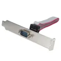 Serial Port Adapter Baffle, Motherboard Header Serial Port Header for Adding A 9-pin COM Port. 