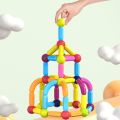 Kids Magnetic Construction Set Magnetic Balls Stick Building Blocks Montessori Educational Toys For Children Gift.
