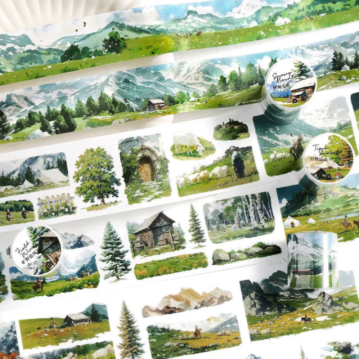 RHS%20Online%20Life%20is%20a%20Wilderness%20Series%20Scenery%20Washi%20Masking%20Tapes%20Decorative%20Sticky%20Tape%20for%20Journaling%20Diary%20DIY%20Crafts%20Scrapbooking%20-%20Image%204