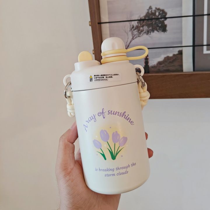 NEW%20hot%20and%20cold%20Thermos%20Cup%20for%20Guy%20Women's%20baby%20%20Double%20Drink%20Suction%20Cup%20Portable%20Lanyard%20Vacuum%20Stainless%20Steel%20Water%20Cup%20-%20Image%209