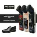 Solunar Classy Liquid Shoe Polish Black Maintenance Leather Oil Brush Polishing Shoes Handy Gadget Colorless Brown Neutral. 