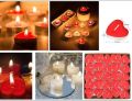 Love candle/Heart shape candle/red love cande-50pc/25 pc/10 pc.