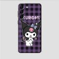 Cute Cartoon Kuromi Phone Case For Samsung Galaxy S23 S22 S21 S20 Ultra Plus FE S9 S8 S10 Note20 Ultra Note 20 Note 10 Cases.