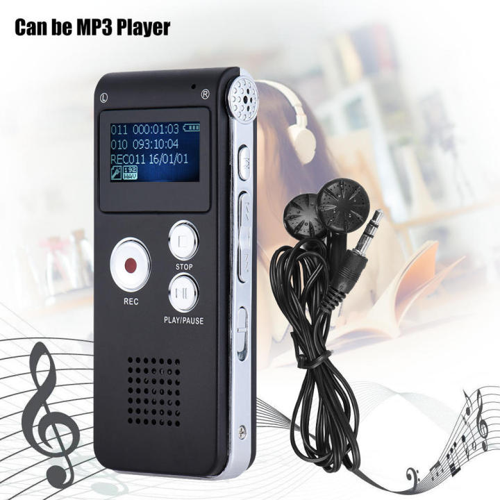 N28 Digital Voice Recorder 8GB LED Display MP3