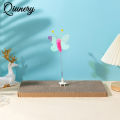 Qiunery Cat Toys, Cat Scratcher Toys, Cartoon Doll Cat Wand With Spring, Tasteless Cat Scratch Board, Doll Cat Wand Toy, Cat Fun Play Toys For Cat, Kitty, Puppy. 