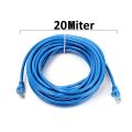 1.5m,3m,5m,10m,15m,20m,30m High Speed Ethernet Broadband CAT6 CAT 6 Round Ethernet Network Cable RJ45 Patch LAN Cord -Blue.