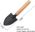 Garden Tools Set 3Pcs Mini Garden Tools Small Shovel/Rake/Spade for Plant Potted Transplanting Flowers and Digging.